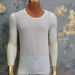 زیرپیراهنی مردانه استین دار یقه باز پنبه پلی استر یکرو 2XL,3XL